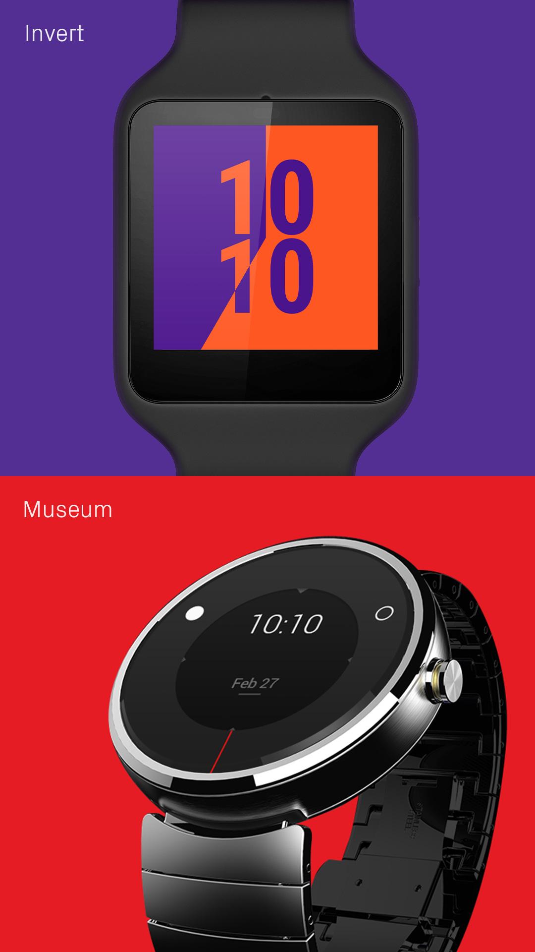 Android application ustwo Watch Faces screenshort
