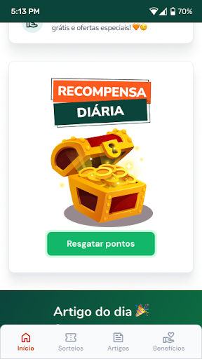 Android application Clube Utua screenshort