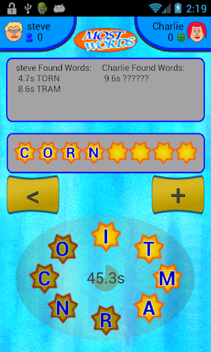 Android application Word Star screenshort
