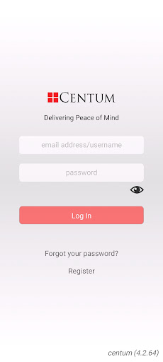 Android application Centum Security screenshort