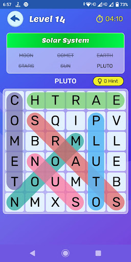 Android application Word Search: Find Hidden Words screenshort