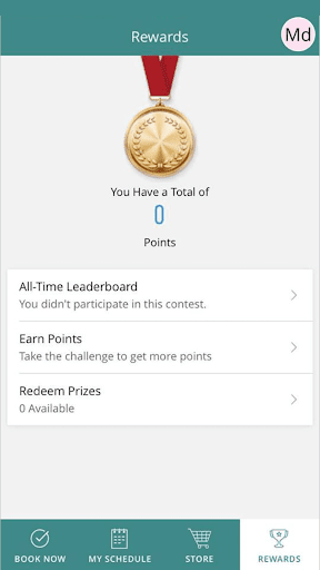 Android application yogaQUEST screenshort