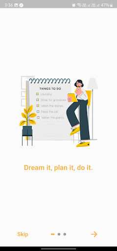 Android application One Day To Do screenshort