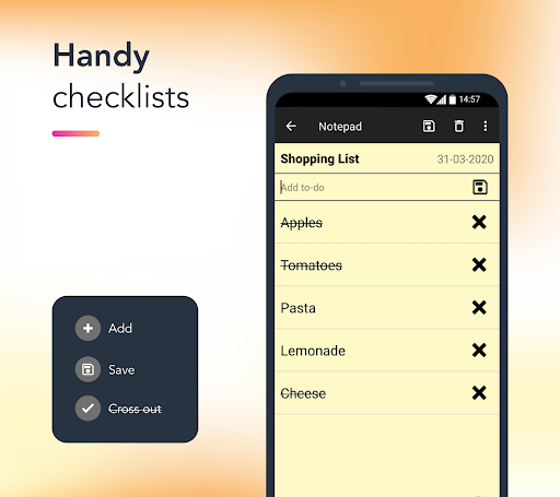 Notepad – Notes and To Do List screenshot