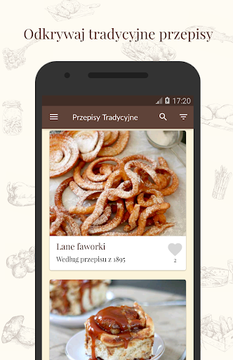 Android application Przepisy Tradycyjne screenshort