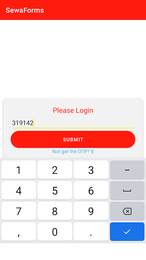 Sewa Forms Screen 3