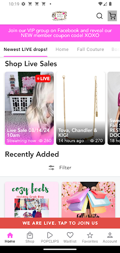 Screenshot of The Sisters Boutique
