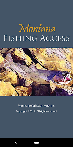 Android application Montana Fishing Access screenshort