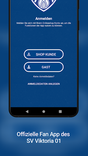 Android application SV Viktoria 01 Aschaffenburg screenshort