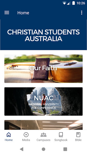 Android application Christian Students Australia screenshort