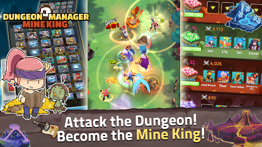 Dungeon Manager : Mine King - Role Playing - games