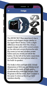 SmartWatch WS27 max Guide