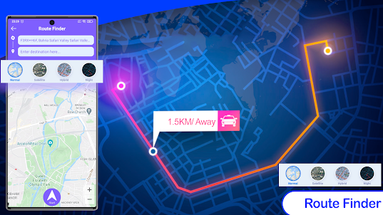 Street View GPS Map Navigation