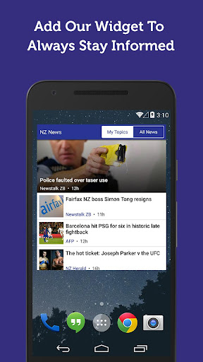 Screenshot of New Zealand News & Headlines