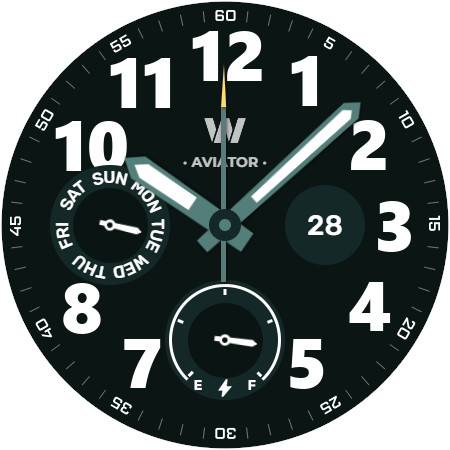 WES3 - Aviator Watch Face Screen 3