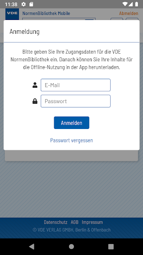 VDE NormenBibliothek Screen 2