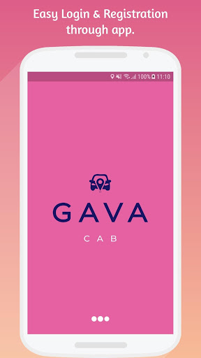 Android application Gava Cab screenshort