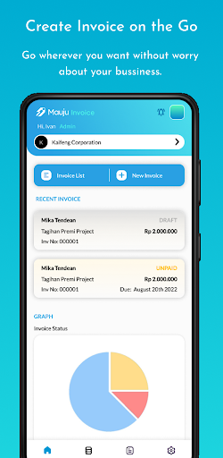 Android application Mauju Invoice screenshort