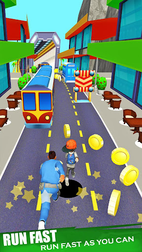 Android application Subway Thug Runner screenshort