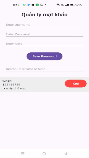 Quản Lý Mật Khẩu