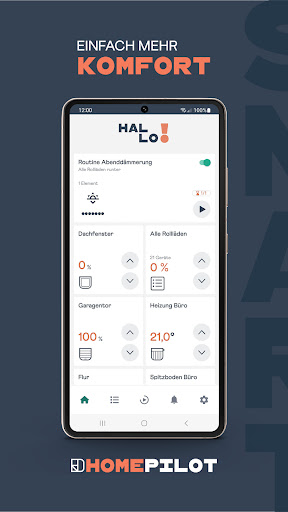 Android application HOMEPILOT screenshort