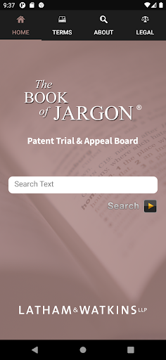 Android application The Book of Jargon® - PTAB screenshort