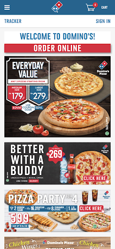 Android application Domino's Pizza Mauritius screenshort
