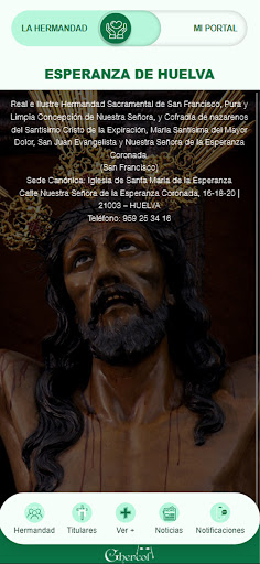 Android application Hdad. Esperanza de Huelva screenshort