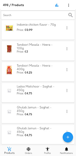 Halal Market Vendor Screen 2