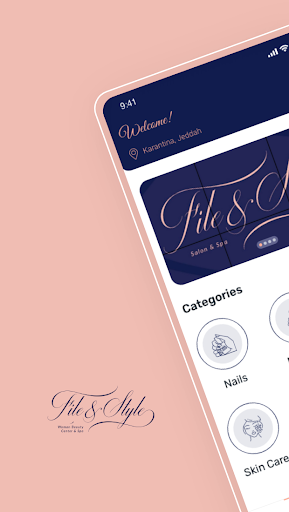 Android application File & Style Salon screenshort