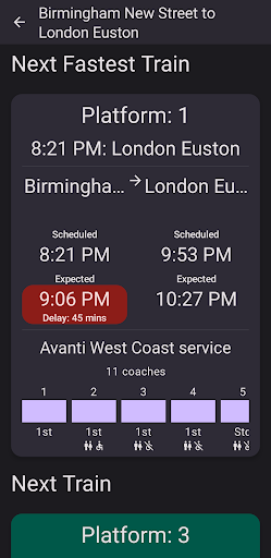 Trax: Simplified Commuting Screen 2