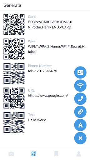 QR Code Manager Screen 2