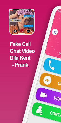 Android application fake call Sahte Dila Kent screenshort