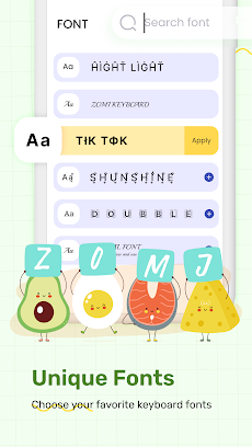 Emoji Keyboard & Fonts: Zomjのおすすめ画像4