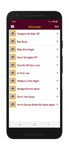 Whitesnake Lyrics & Wallpapers Screen 3