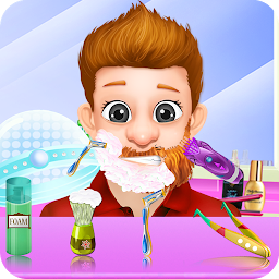 Gambar ikon Crazy Beard Hairs Shave Salon