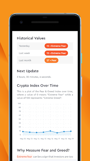 Crypto Fear & Greed Index Screen 2