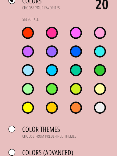 Screenshot of Hue Music Disco Lights Party