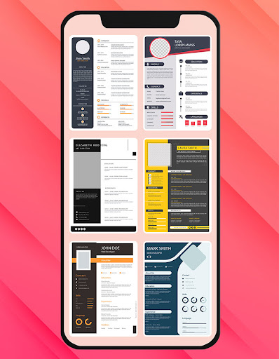 Android application Perfect Resume Maker screenshort