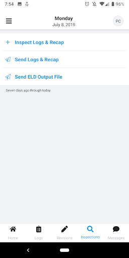 Screenshot of Contractors Elogs