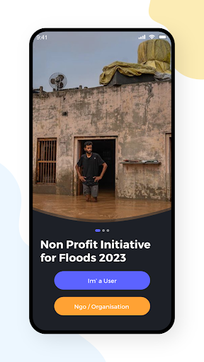Android application APNE: Social Flood Relief 2023 screenshort