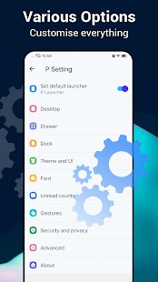 P Launcher Ekran görüntüsü