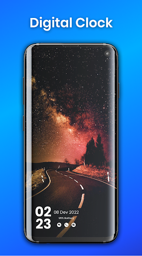 Android application Analog Clock Always on Display screenshort