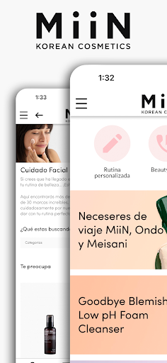 MiiN Cosmetics Screenshot