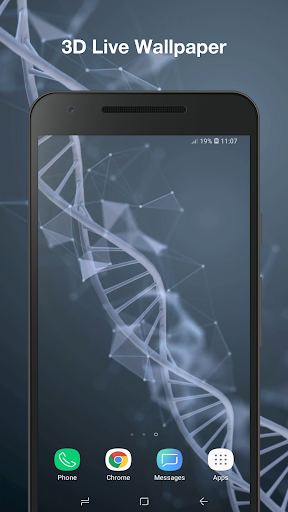 Android application Molecules Live Wallpaper screenshort