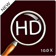 Magnifying glass with light - Magnifier  Icon