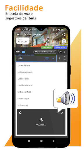 Lista de compras compartilhada Screen 2