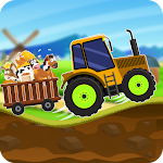 Cover Image of Download Kids Farm Tractors on Hills  APK