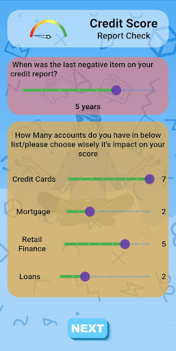 Credit Score Check & Report Screen 3