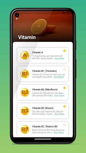 Dinh dưỡng và cơ thể Screen 2